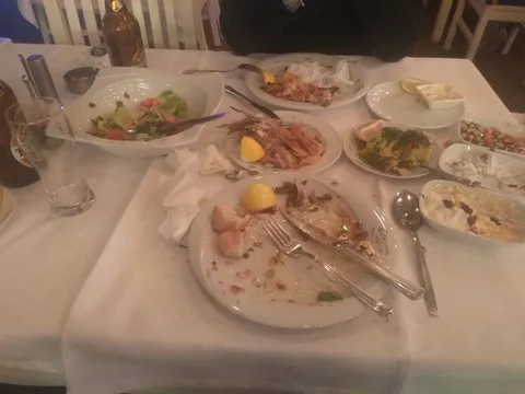 I should've taken the photos before eating but I cann assure you the Bluefish was rather tasty
