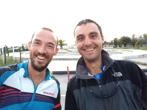 The day I left I met another cyclist in Istanbul: Maxi from Argentina.