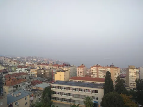 View of Izmir from my couchsurfing host's window