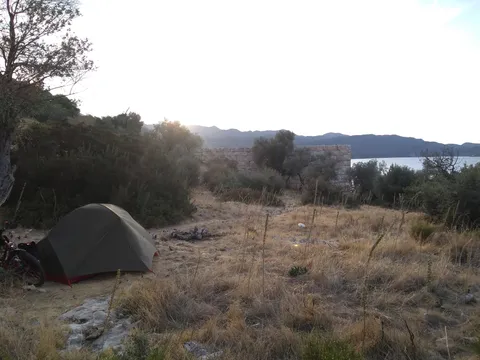 After Ece left, I'm staying in Kaş for another night at the same camping spot