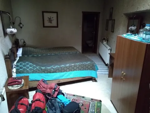 My cave hotel "couchsurfing" room