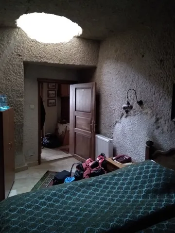 My cave hotel "couchsurfing" room