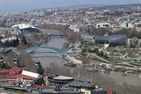 City view from Narikala