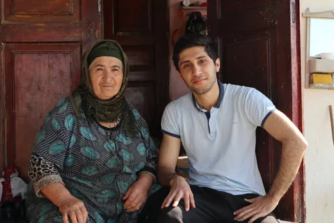 Grandma and grandson