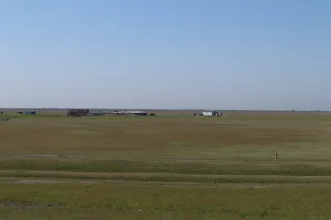 Farm view from the distance