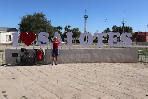 I am finally complete after taking this photo in the internationally renowned city of Saiotes, KZ!