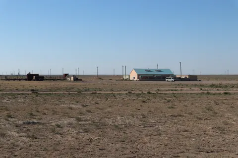 After hours of riding through the desert we reach a truck stop, also known as "Chaikhana"