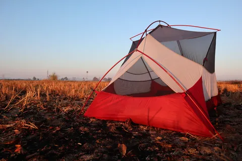 Hubba Hubba in action. On warm, rain free days like these the rainfly stays off the tent.