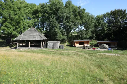 I love Danish "shelter" sites: they are free to use for hikers+cyclists and often have a fresh water source nearby, sometimes even simple toilets.