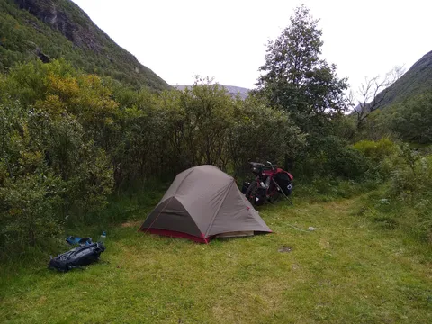 Gotta love those hidden Norwegian camp site