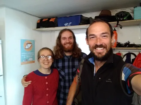 With Warmshowers hosts Rebecka and Eiliv