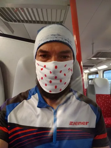 Always sensibly dressed: Chris