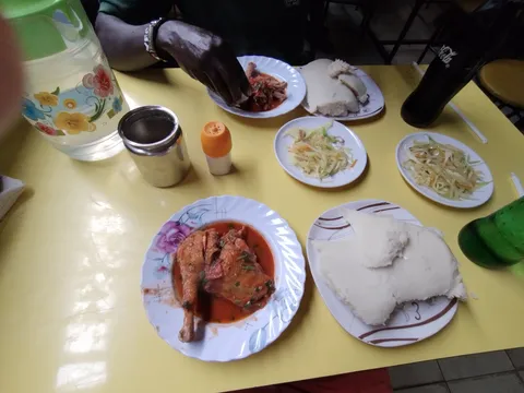 Some food is best eaten by hand (chicken, ugali, chapati)