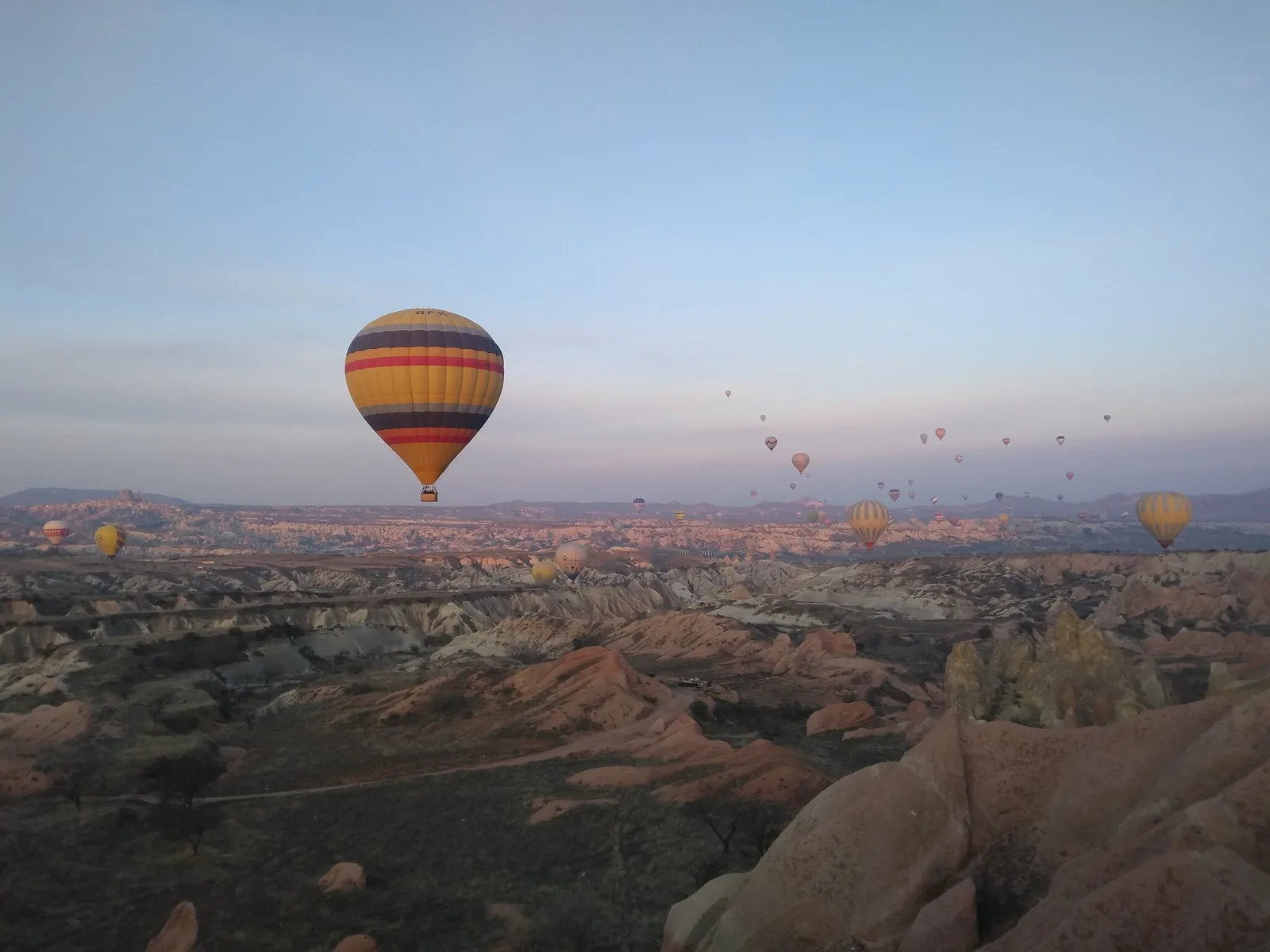 My Turkish friends were not kidding: Cappadocia clearly is the visual highlight of my trip -- so far. The experience is crowned by a free hotel stay.